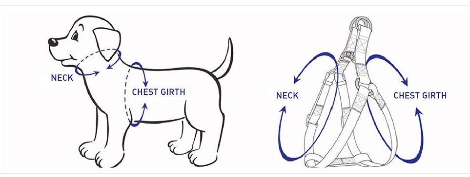 STEP IN HARNESS - BRIGHT PINK