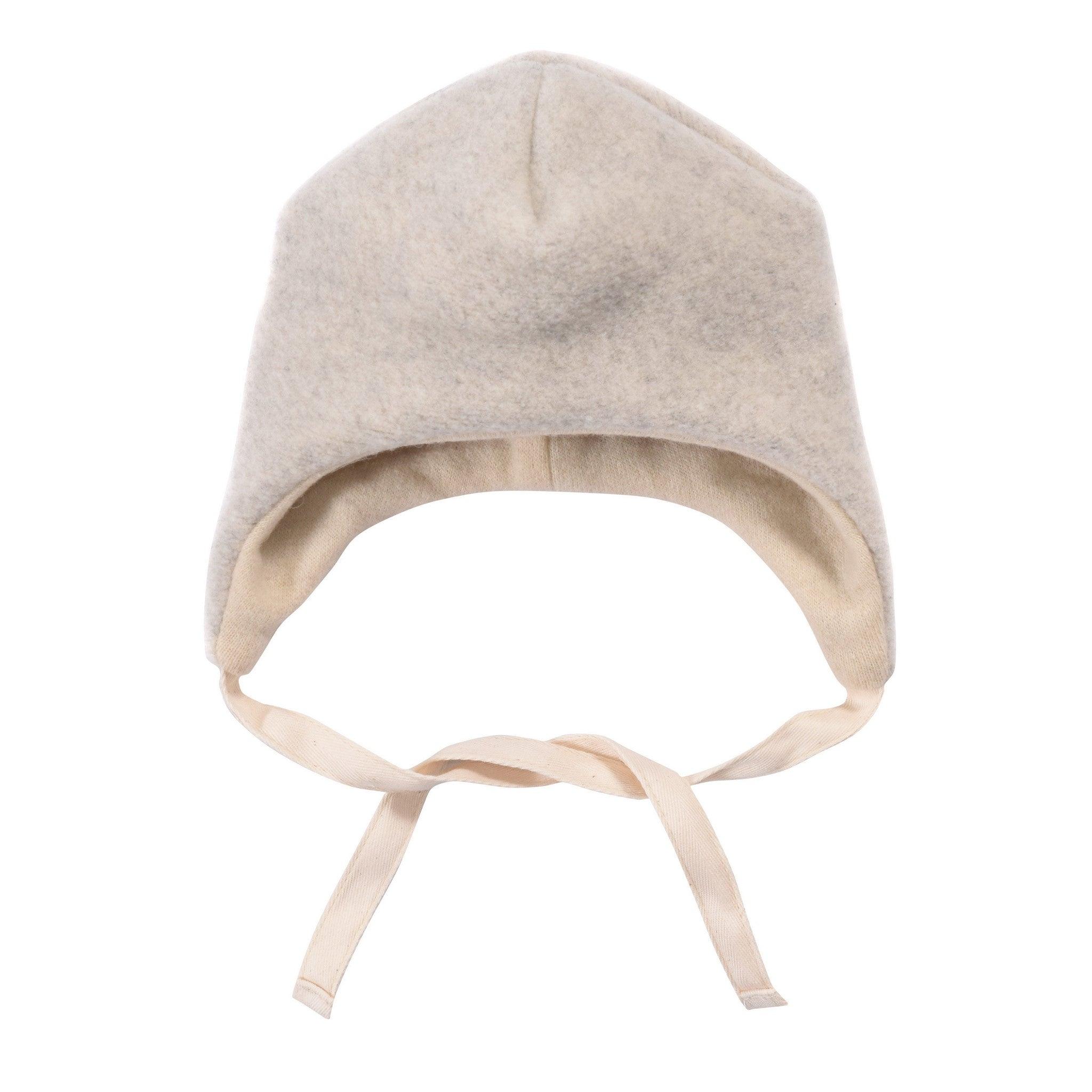 Grey Bear Woolen Baby Hat-1