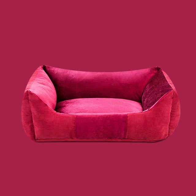 Pet Dog Bed Removable Cushion Soft Warm Dog Mat Cat House Waterproof Bottom Sofa For Small Medium Dogs Pets Sleeping Products