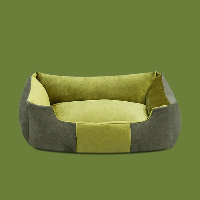 Pet Dog Bed Removable Cushion Soft Warm Dog Mat Cat House Waterproof Bottom Sofa For Small Medium Dogs Pets Sleeping Products